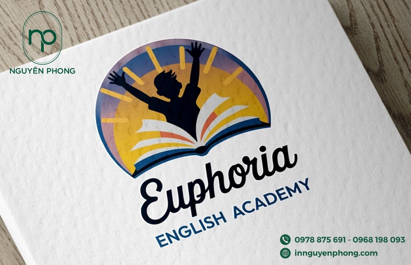 Logo giáo dục in nổi bật